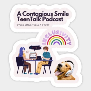 A Contagious Smile Teen Talk Sticker